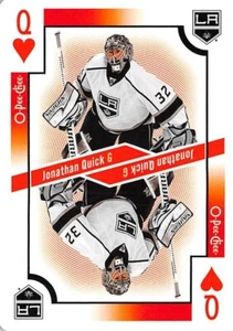 2017-18 O-Pee-Chee Playing Cards #QH Jonathan Quick - Picture 1 of 3