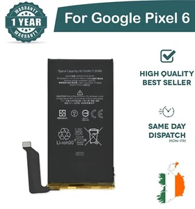 Replacement Internal Battery For Google Pixel 6 Battery 4614mAh 3.86V GMSB3 New - Zdjęcie 1 z 4