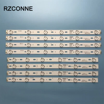 8pcs LED strip For Konka 42'' TV KL42GT618 REV-00 35017849 35017855 35017848 - Image 1 of 4