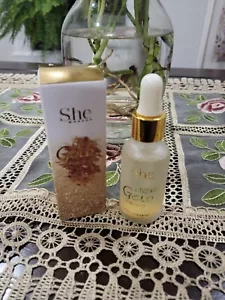 ๐๏ธ๐ฏ S.he Makeup Gold Face Primer Oil for healthy & bright skin makeup - - Picture 1 of 5