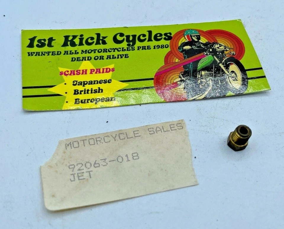 NOS Kawasaki 92063-018 Main Jet #160M G3 G4 KV KZ G3SS G3TR G4TR 1969-79 OEM  - Image 1 of 1