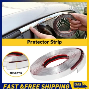 20mm Automotive Chrome Molding Trim Strip Car Door Edge Bumper Window Grille - Picture 1 of 11