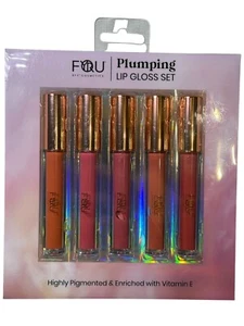 FOU Beauty For You Set 5pz Lucidalabbra rimpolpante altamente pigmentato + Vitamina E UPick - Foto 1 di 3