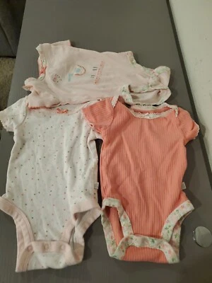 Juegos de 3 piezas recién nacidos bebé niña talla 0-3 meses multicolor Foto 1 de 4