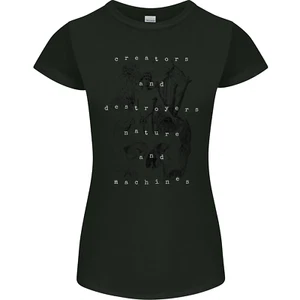 Creadores Destroyers Obscure Makabra Calavera Mujer Pequeña Cortar Camiseta - Imagen 1 de 3