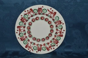 Emma Bridgewater - 17cm Plate Christmas Joy - Fox and House  (#S2) - Picture 1 of 4