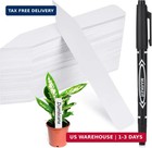 Plant Labels, Outdoor Waterproof Garden Markers, Plastic Nursery Seed Plant Tags