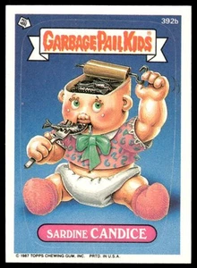 Garbage Pail Kids Serie 10 1987 #392b Sardine Candice - Imagen 1 de 2