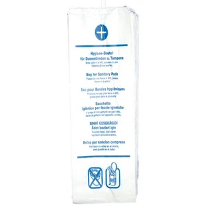 Hygostar Hygienebeutel Papier 6-sprachig 125 Stück - Bild 1 von 1