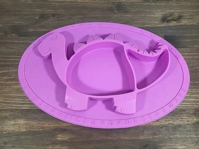 "Stegos The 3D Dinomat" - Mantel individual de succión de silicona 100 % de grado alimenticio para niños Foto 1 de 4