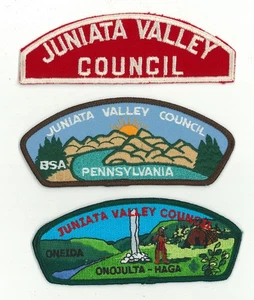 USA BOY SCOUTS OF AMERICA - JUNIATA VALLEY SCOUT COUNCIL SCHULTERAUFNÄHER R&W CSP - Bild 1 von 2