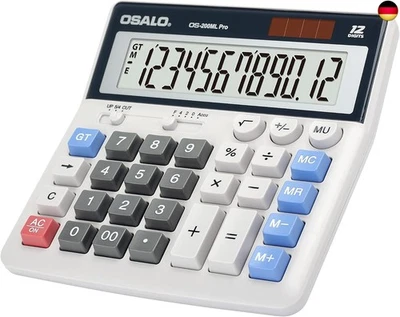 BESUCHE DEN OSALO-STORE OSALO Taschenrechner große Tasten Extra großes Display 12-stelliger T