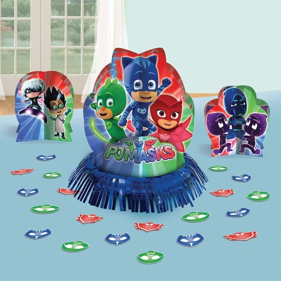 PJ Masks Disney Junior Kids Birthday Party Centerpiece Table Decorating Kit - Image 1 of 1