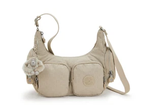 Kipling RIKKA S Small Crossbody - Sign Beige Emb RRP £68 - Picture 1 of 7