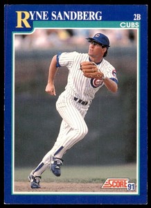 1991 Score Ryne Sandberg #3