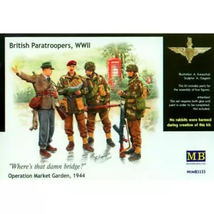 Kit de figuras de plástico MASTER BOX MB3533 escala 1:35 paracaidistas británicos, 1944. Kit1 - Imagen 1 de 12
