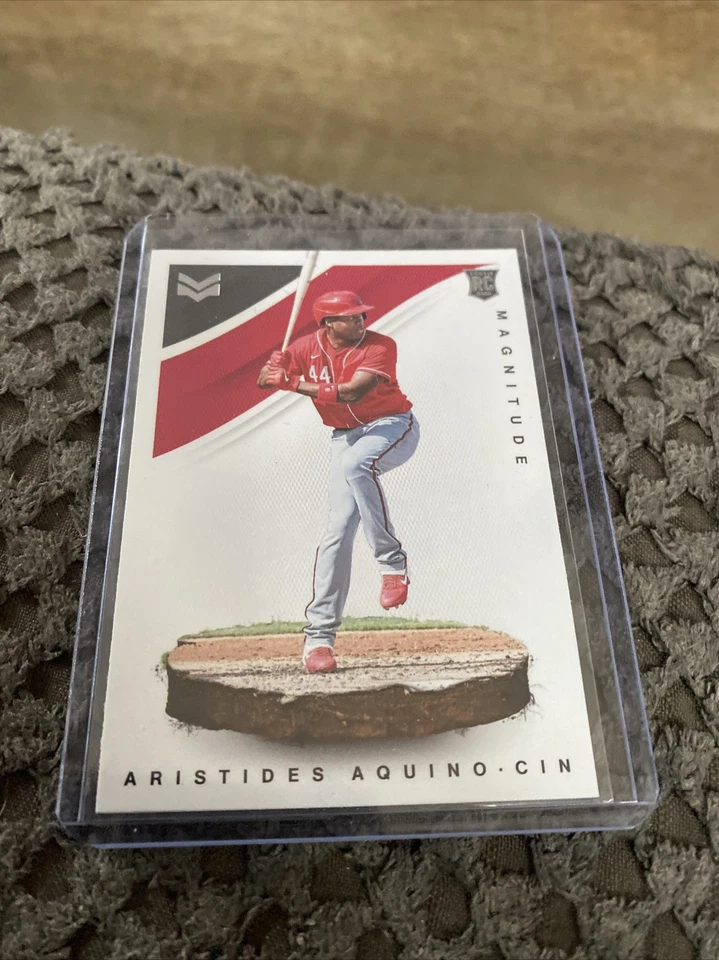 2020 Chronicles Magnitude Aristides Aquino Rookie Card #14. Cincinnati Reds. - Image 1 of 1