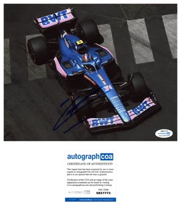 Esteban Ocon signed photo 8x10 exact proof ACOA autographed F1 Alpine 4 - Picture 1 of 4