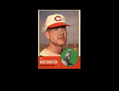 1963 Topps 556 Al Worthington NM #D1,207271 - Image 1 of 2