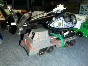 Delivery Tootsietoy Truck RED & police Helicopter black taken for repair N9308F - Picture 1 of 12