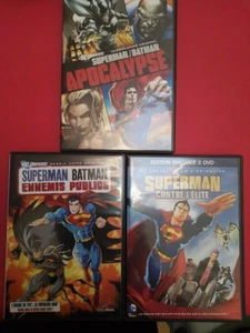DVD - DC - ANIMATION - LOT DE 3 DVD - BATMAN SUPERMAN - ANIMATION - VF  - Imagen 1 de 5