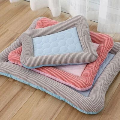 Pet Cool Pad Small and Medium-Sized Dog Kennel Cat Ice Silk Sleeping Pad Summer - Image 1 of 4