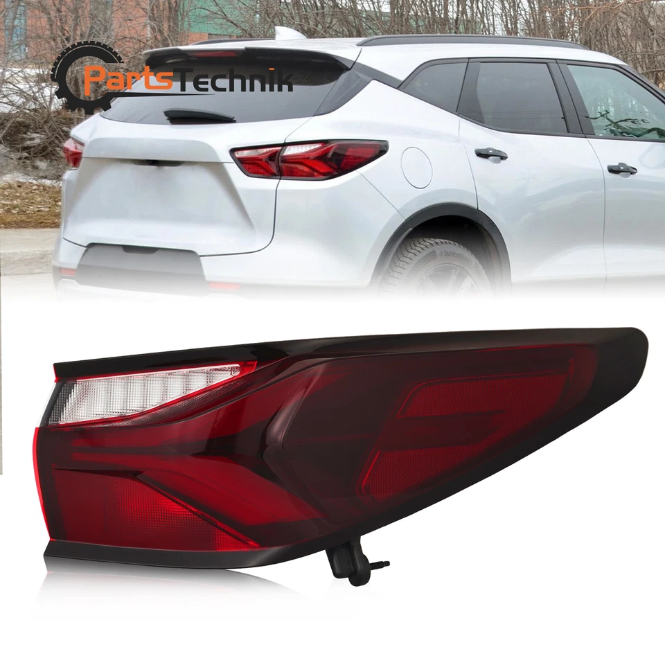 Passenger For 2019-2022 Chevy Blazer Outer Rear LED Tail Light Brake Lamp Right - Image 1 of 4