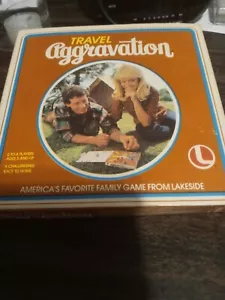 VINTAGE  1980 TRAVEL AGGRAVATION COMPLETE GAME BY LAKESIDE 8317 2 to 4 players  - Picture 1 of 9