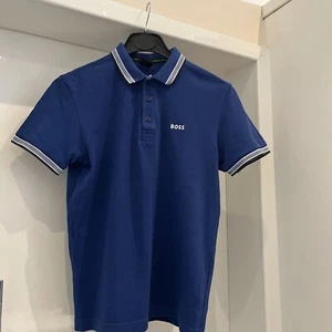 Hugo Boss Mens Small Polo Shirt Blue - Picture 1 of 6