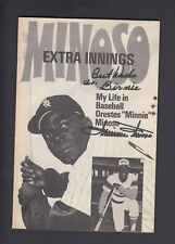 Minnie Minoso Autographed Extra Innings Commemorative Booklet SGC Authentic