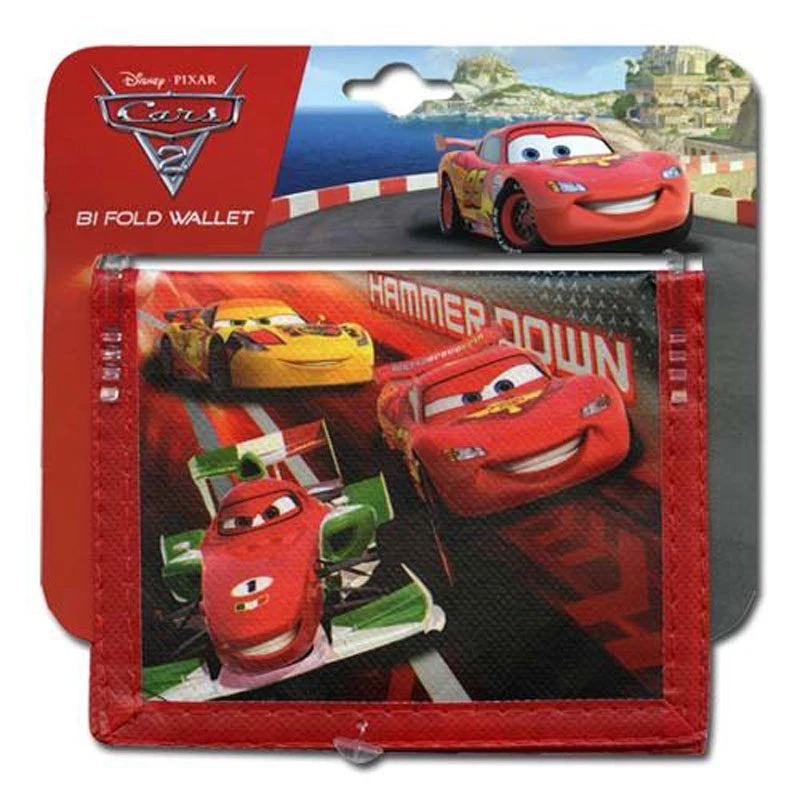 Wallet Bifold Non-Woven Disney Cars McQueen Francesco Kid Party Favor New - Image 1 of 1
