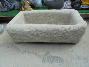 Small stone trough planter garden ornaments - Picture 1 of 5