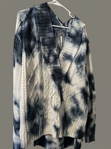 Free People schwerer Pullover mit Zopfmuster Größe Medium/Large neu ohne Etikett 33" Grube - Bild 1 von 7