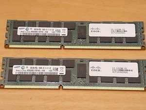 8GB SAMSUNG (2 x 4GB) M393B5170FH0 -YH9 2Rx4 PC3L-10600R RAM - Picture 1 of 3