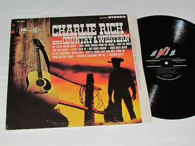 CHARLIE RICH Sings Country & Western LP Hi Records Stereo SHL 32031 Vinyl Canada - Image 1 of 4