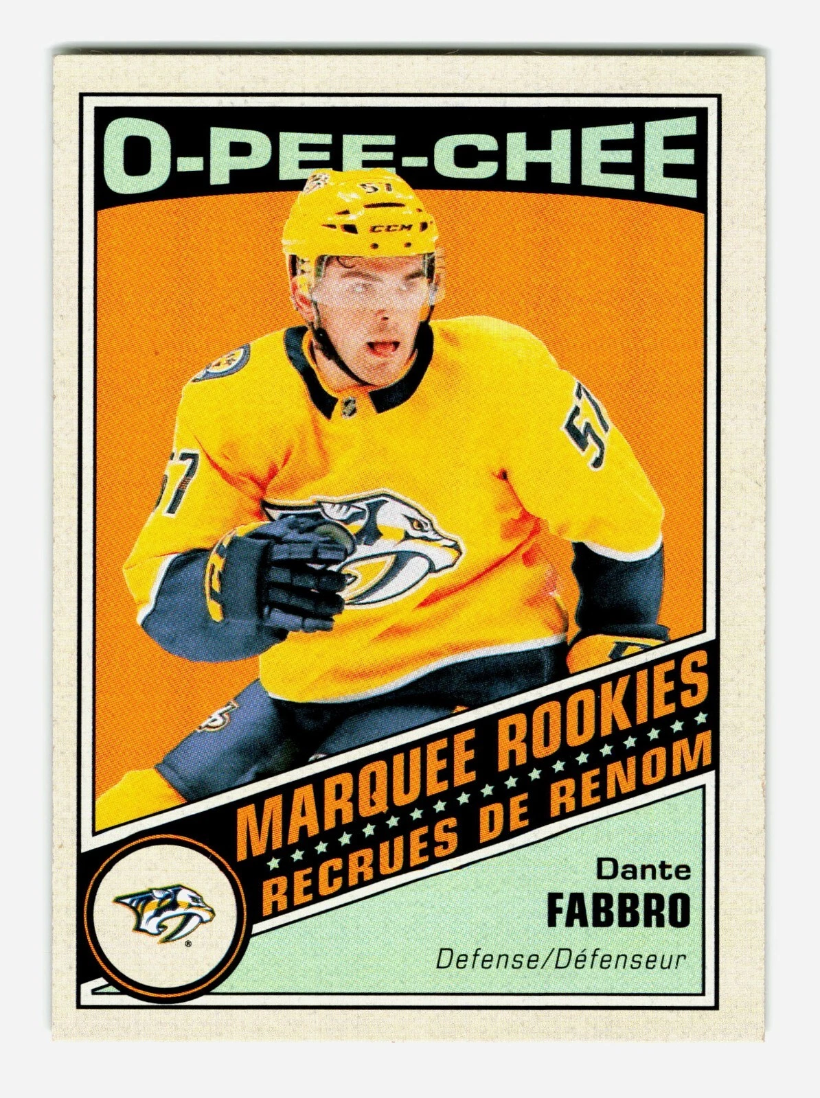 2019-20 UD O-Pee-Chee Dante Fabbro Retro Marquee Rookie #545 RC