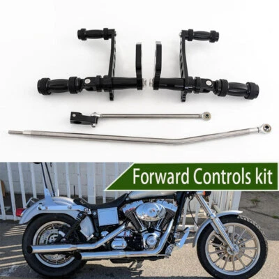 Controles delanteros estriberas aptas para Harley Dyna Low Rider Super Glide FXD 00-15 Foto 1 de 4