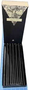 Root Unscented Premium Arista  Taper Candles Black 12” X 7/8 Boxed Qty 12