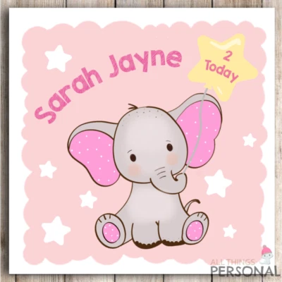 ALL THINGS PERSONAL Personalised Birthday Card First 1st 2nd 3rd 4th Daughter Granddaughter Girl