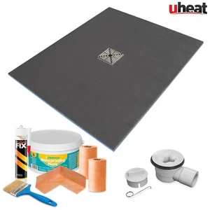 Wet Room Shower Tray Former Tile On Kit Wetroom Walk in Base All Sizes Available - Picture 1 of 9