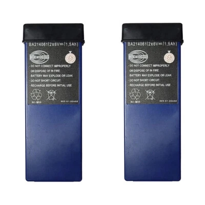 2Pcs Parallel 6V HBC Radiomatic BA214061 battery  FUB10AA  MN471560 battery - Image 1 of 4