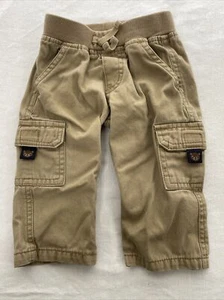 Pantalones cargo Gymboree bebé niño marrón algodón talla 12-18 meses - Imagen 1 de 11