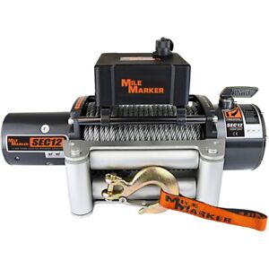 76-50251BW Mile Marker Winch for Chevy Avalanche Suburban Ram Truck Chevrolet