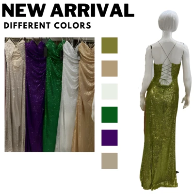 Nuevo Formal Largo Noche Baile Sexy Vestido de Encaje Fiesta Baile de graduación Boda Dama de honor Vestido Foto 1 de 2