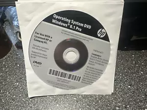 HP Compaq Windows 8.1 Professional 64-Bit DVD PC System Media Software DISC #3H - Picture 1 of 1