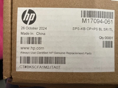 NEW GENUINE HP M17094-061 ITALIAN ITALY KEYBORAD Zbook Fury 15 G7 G8 (INC VAT) - Image 1 of 3