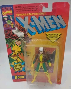 X Men Marvel Comics Rogue- Vintage 1994 Toy Biz Action Figure On Card - Picture 1 of 5