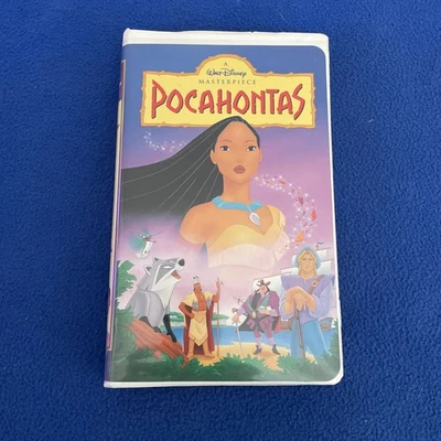 Pocahontas VHS Disney Video Tape Masterpiece Animation Classic Vintage Clamshell - Imagem 1 de 4