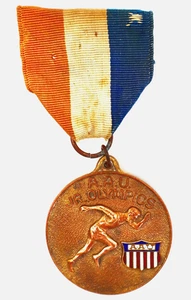 Rare 1964 Junior Olympics 1st Place Medal 880 Relay Mid Century Portland Oregon - Picture 1 of 11