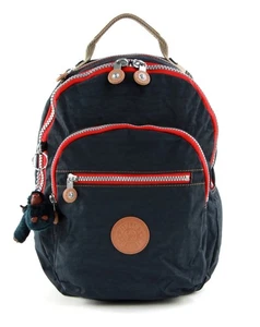 kipling Basic Eyes Wide Open Clas Seoul S Rucksack Tasche True Navy C blau Neu - Bild 1 von 5